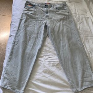 Empyre Loose Fit Light Wash Blue Jeans